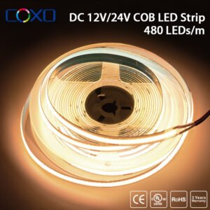 Tira de luces LED COB con certificación UL 320 480 LEDs/m