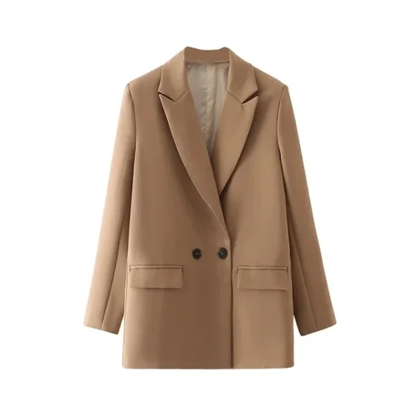 Blazer negro Beige para mujer